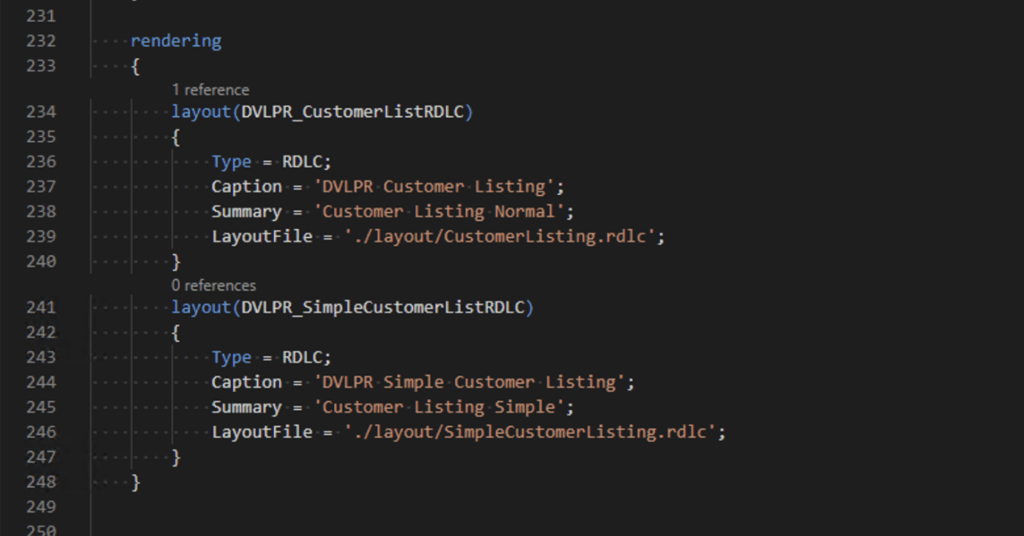 Business Central 2022 Wave 1 Multiple Report Layouts in Reports and
