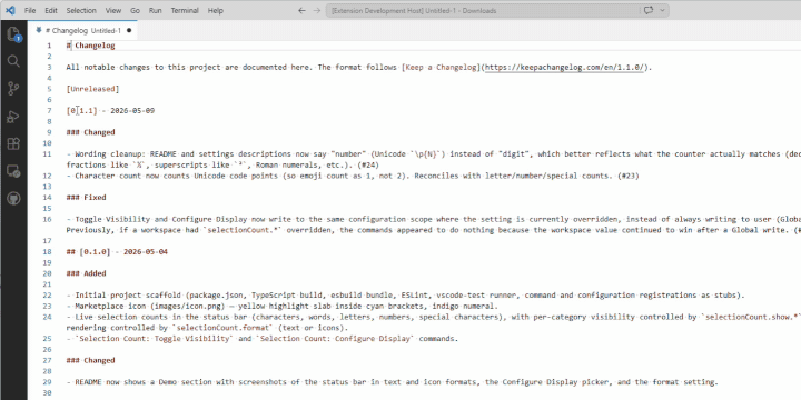 The right-click submenu showing the five sections